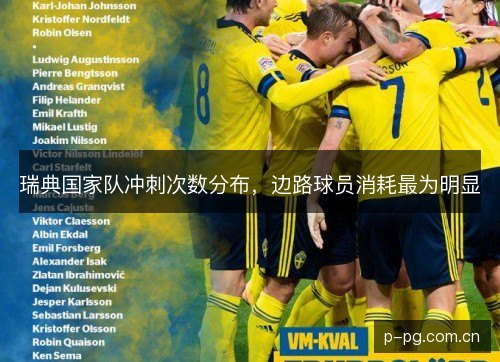 瑞典国家队冲刺次数分布，边路球员消耗最为明显